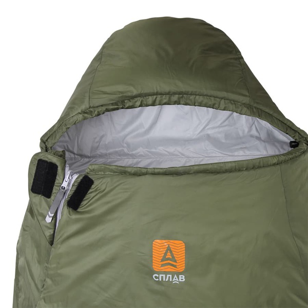 Спальный мешок Splav Mega Light 50 зелёный, 220 см