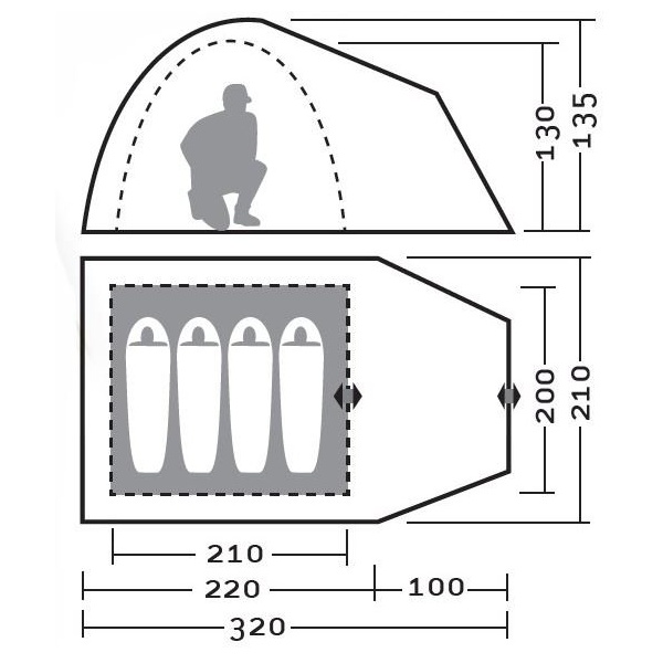 Палатка Greenell Дом 4 v.2