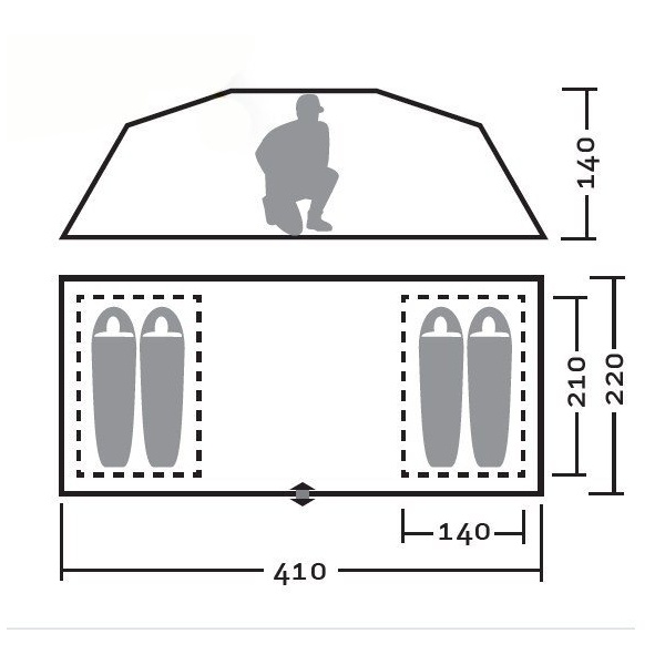 Палатка Greenell Космо 4