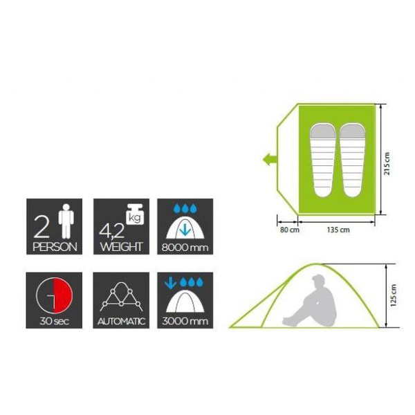 Палатка Norfin Pike 2