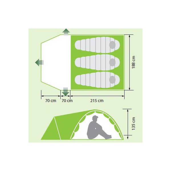 Палатка Norfin Bream 3