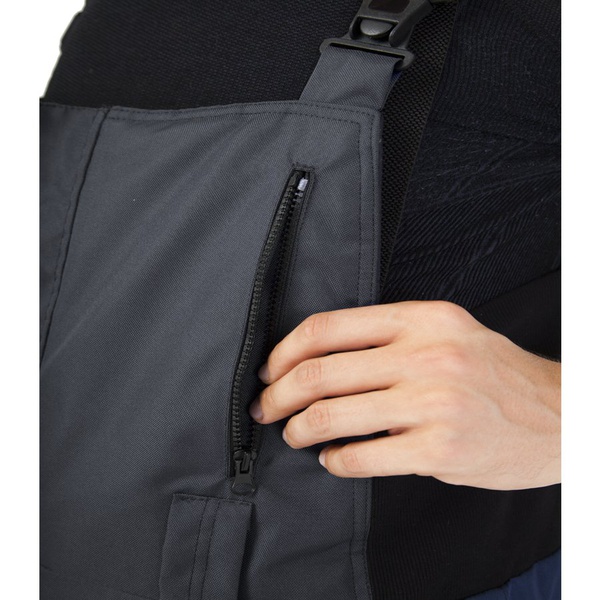 Полукомбинезон RedLaika с подогревом серый, 3 USB модуля, 6000 mAh