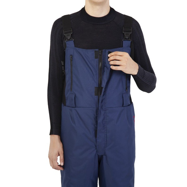 Полукомбинезон RedLaika с подогревом синий, 3 USB модуля, 6000 mAh