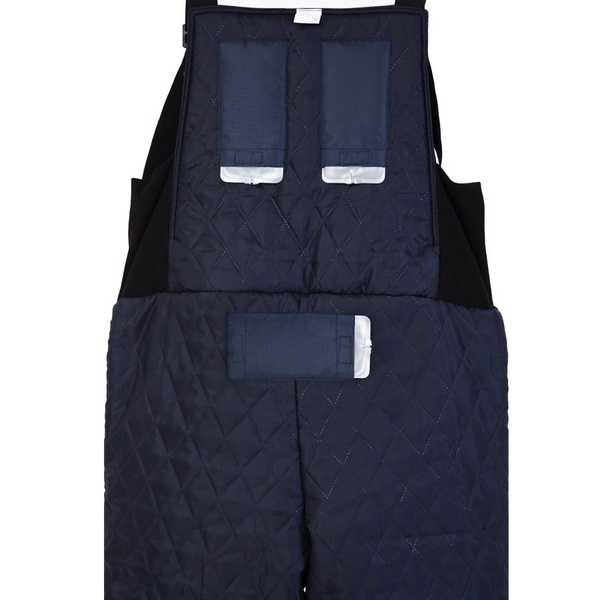 Полукомбинезон RedLaika с подогревом синий, 3 USB модуля, 6000 mAh