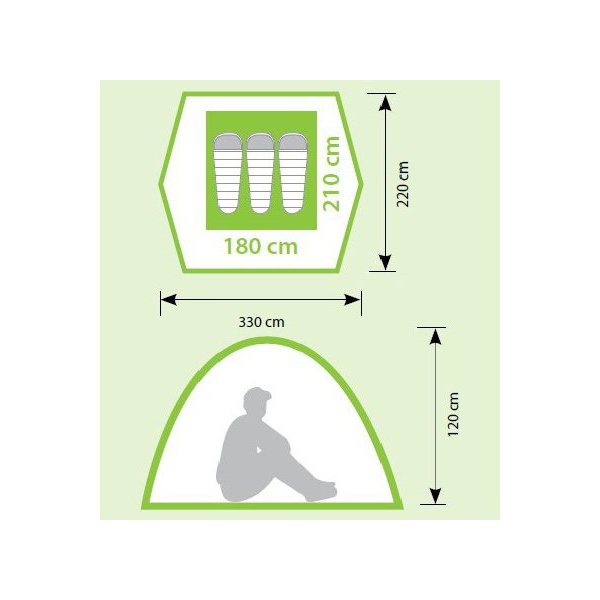 Палатка Norfin Tench 3