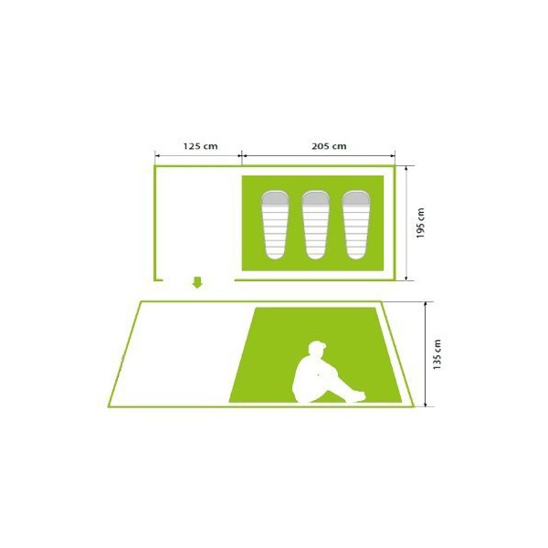 Палатка Norfin Peled 3