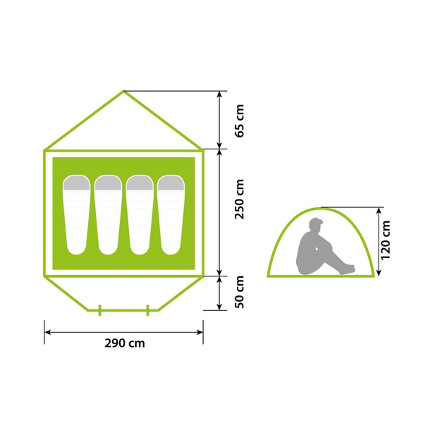 Палатка Norfin Hake 4