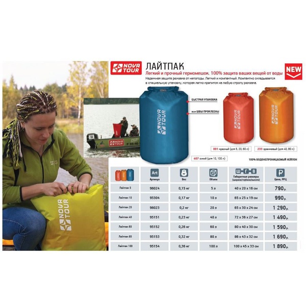 Гермомешок Nova Tour Лайтпак 10