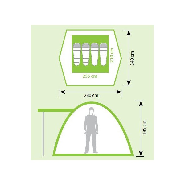 Палатка Norfin Zander 4