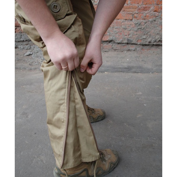 Брюки Гарсинг ГРУ (рип-стоп, с усиленными наколенниками) олива