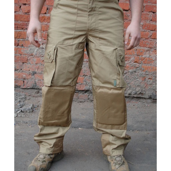 Брюки Гарсинг ГРУ (рип-стоп, с усиленными наколенниками) coyote