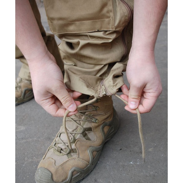 Брюки Гарсинг ГРУ (рип-стоп, с усиленными наколенниками) coyote