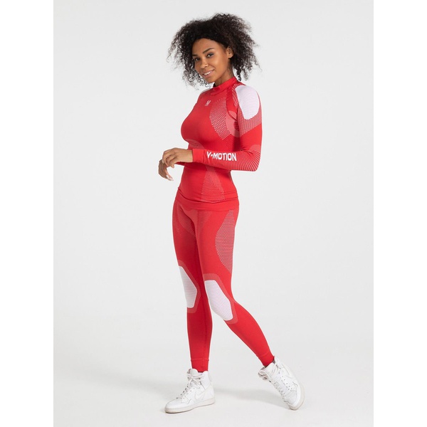 Термобелье V-Motion Alpinesports Woman красный