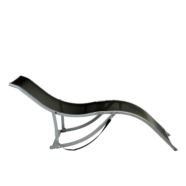 Шезлонг GoGarden Relax чёрный
