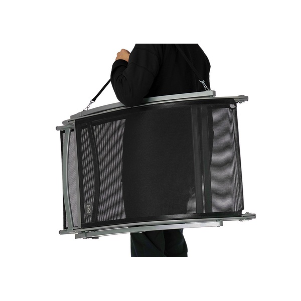 Шезлонг GoGarden Relax чёрный