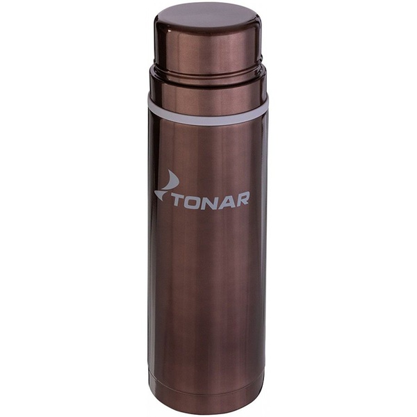 Термос Тонар HS.TM-034 (2 крышки-кружки) кофейный, 0.75 л