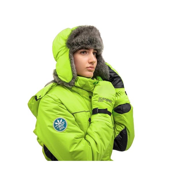 Шапка женская Helios Zabava лайм/черный