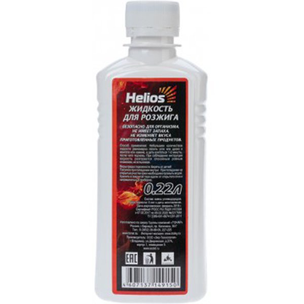 Жидкость для розжига Helios 0,22 л