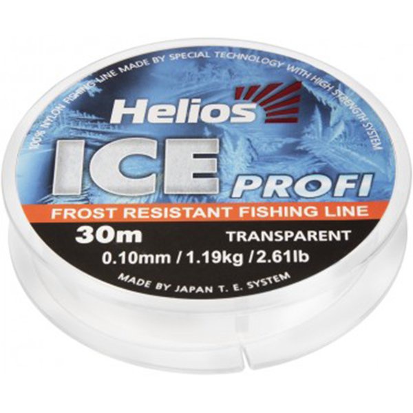 Леска Helios Ice Profi Nylon Transparent 0,10мм/30