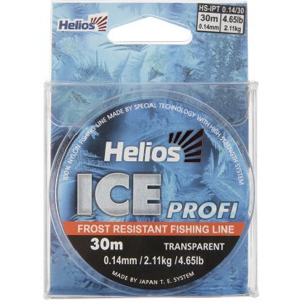 Леска Helios Ice Profi Nylon Transparent 0,14мм/30
