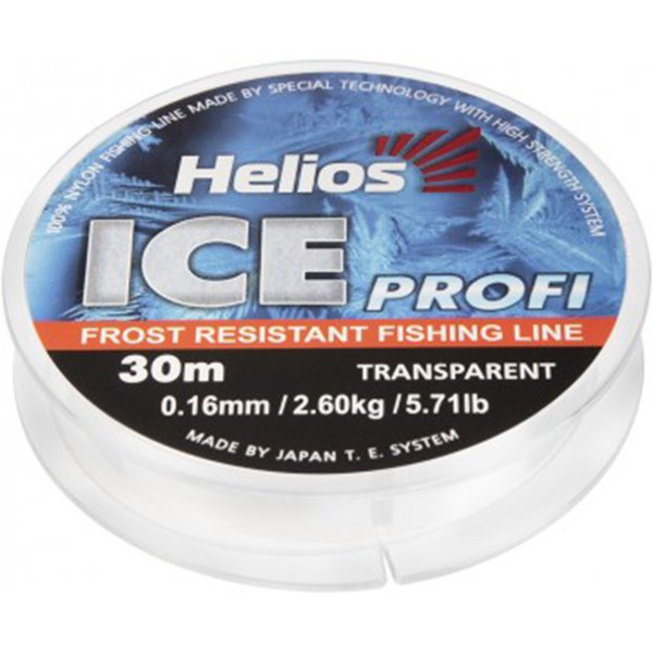 Леска Helios Ice Profi Nylon Transparent 0,16мм/30