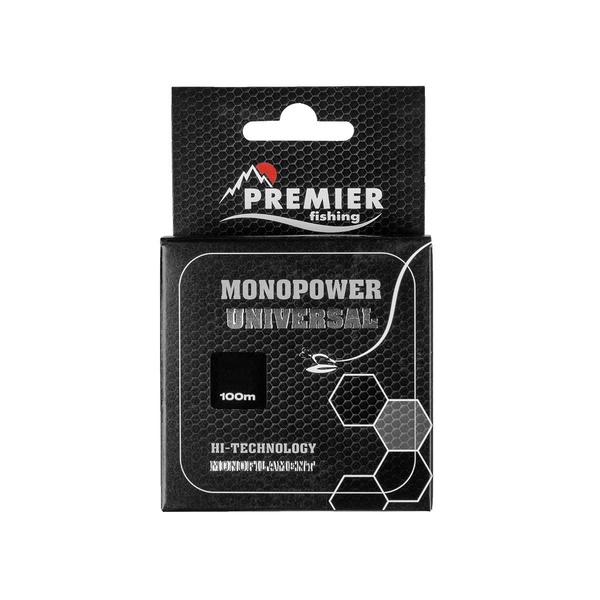 Леска Premier Monopower Universal Clear Nylon (100 м) 0,25мм