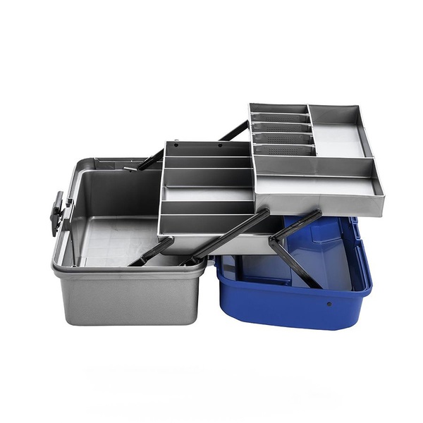 Ящик для инструментов Helios двухполочный синий