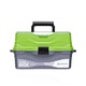 Ящик для снастей Nisus Tackle Box трёхполочный зелёный. Фото 4