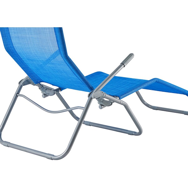 Шезлонг GoGarden Comfy Plus синий меланж