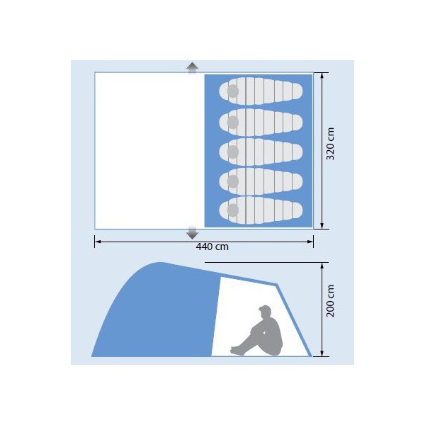 Палатка Norfin Alta 5