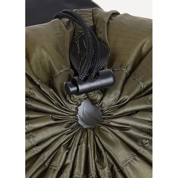 Мешок компрессионный Сплав из силиконки 4 стропы 18×40 олива