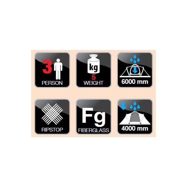 Палатка Norfin Dellen 3