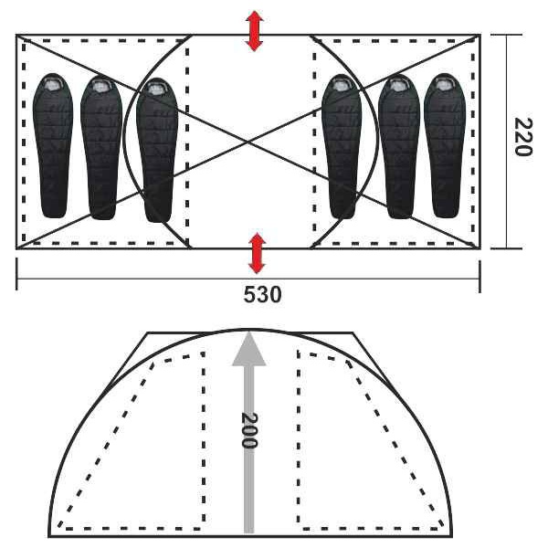 Палатка Helios Bora-6