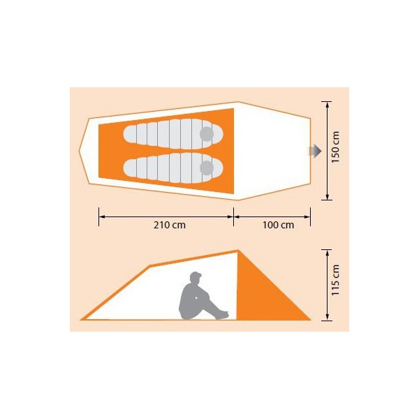 Палатка Norfin Roxen 2 Alu