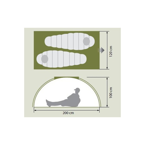 Палатка Norfin Ruffe 2