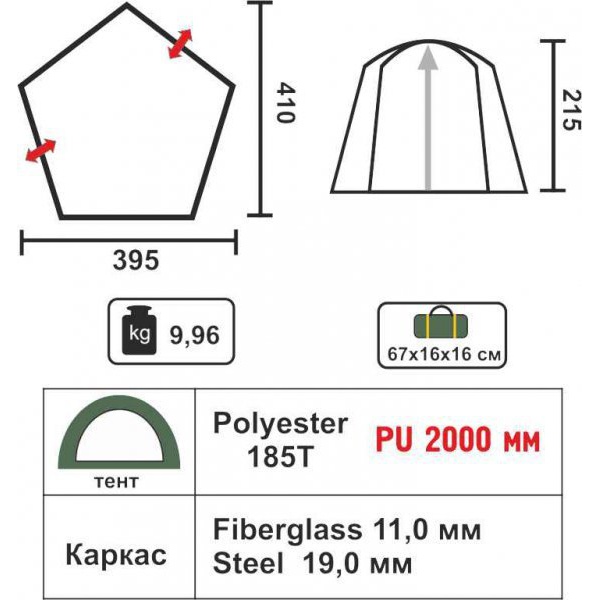 Шатер Helios Aquilon