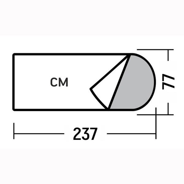 Спальный мешок Урма Карелия +5 (L)