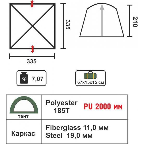 Шатер Helios Zephyr