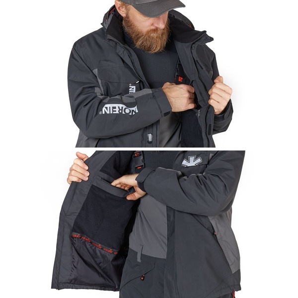 Костюм демисезонный Norfin Boat черный/серый