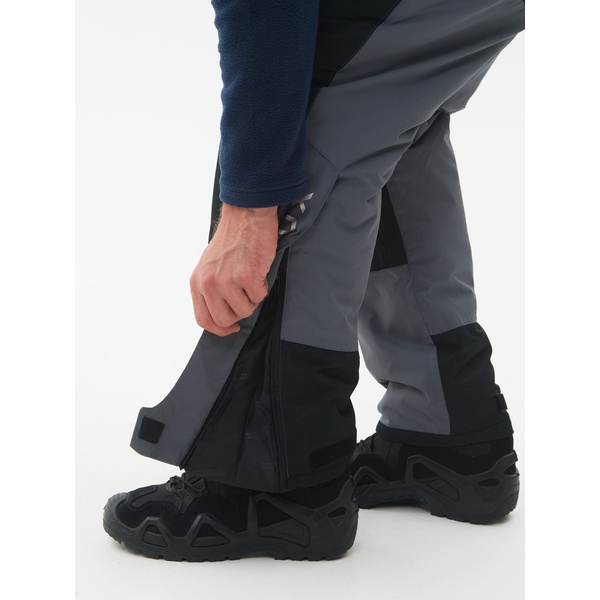 Костюм зимний Huntsman Siberia Lux серый/чёрный, тк. Breathable