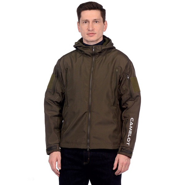 Куртка Huntsman Камелот хаки, тк. SoftShell
