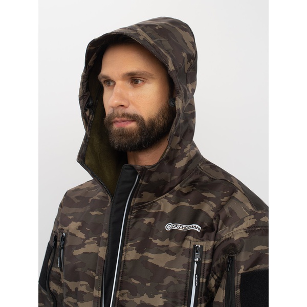 Куртка Huntsman Камелот Милитари, тк. SoftShell