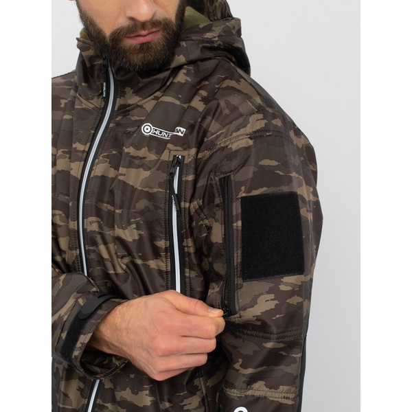 Куртка Huntsman Камелот Милитари, тк. SoftShell