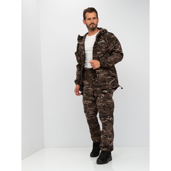 Костюм Huntsman Горка-3, летний Мультикам чёрный, тк. смесовая рипстоп