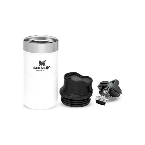 Термокружка Stanley Classic Trigger Action One Hand белый, 0,25 л
