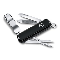 Нож-брелок Victorinox Classic Nail Clip черный