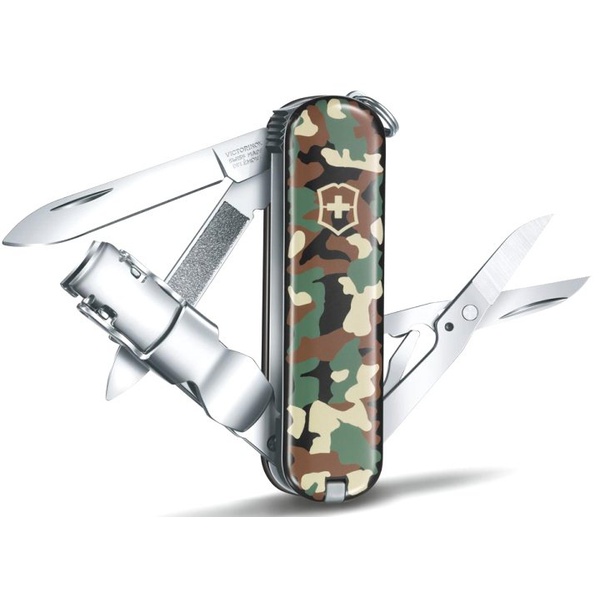 Нож-брелок Victorinox Classic Nail Clip камуфляж
