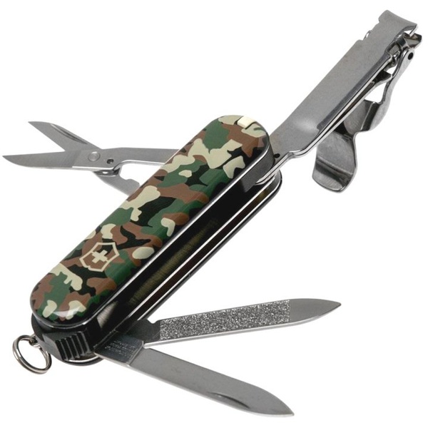 Нож-брелок Victorinox Classic Nail Clip камуфляж