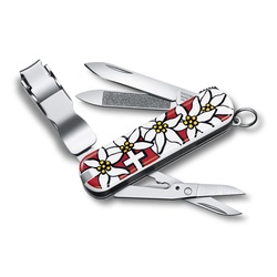 Нож-брелок Victorinox Classic Nail Clip edelweiss