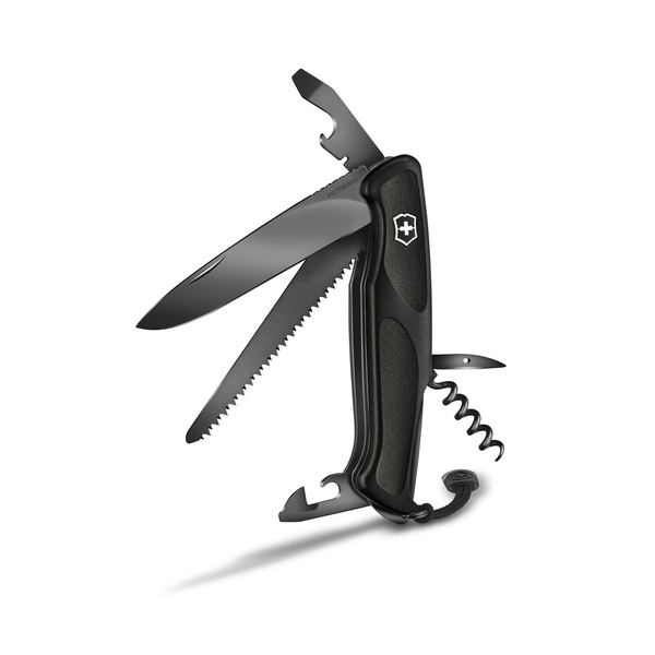 Нож Victorinox RangerGrip 55 Onyx Black (подар.упак.)